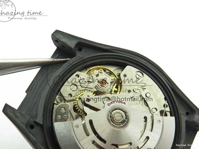 1222 Daytona DIW Carbon OMF Best Edition Blue Paint Dial on Deep Blue Nylon Strap A Tailored 2842